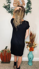 The Beckley Tshirt Dress - Black