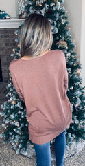 The Cedar Valley Sweater - Dark Mauve