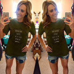 Deer Blind Dates Tee - Olive
